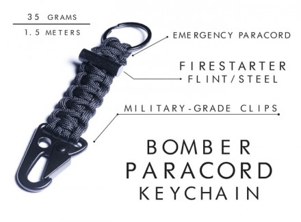 Survival Paracord Keychain