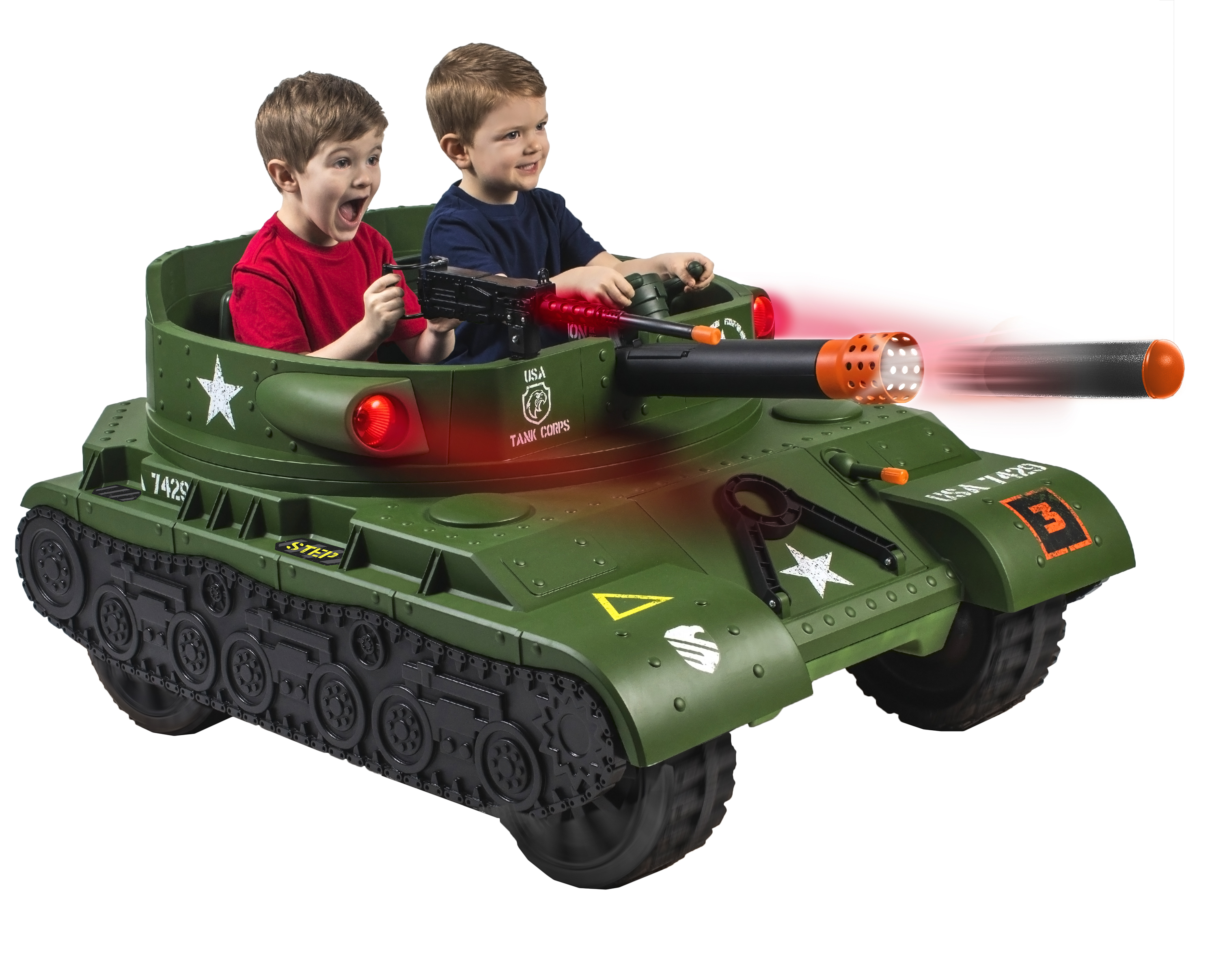 24 Volt Thunder Tank Ride-On 