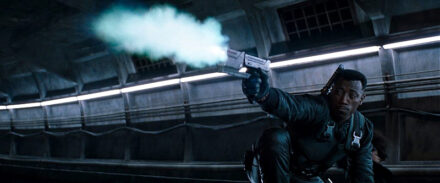 Blade the Vampire Hunter using a MAC 11